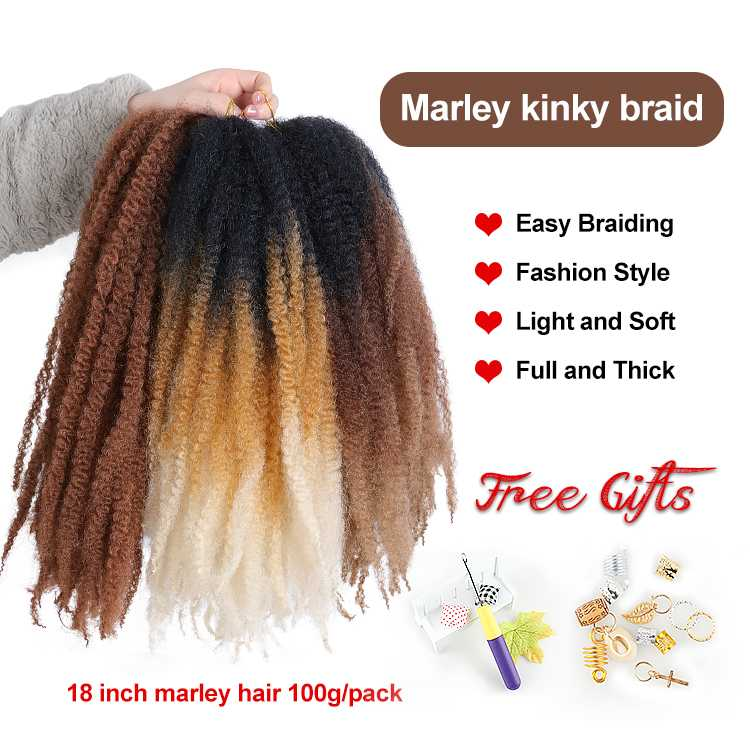 Afro Kinky Marley Braid Hair