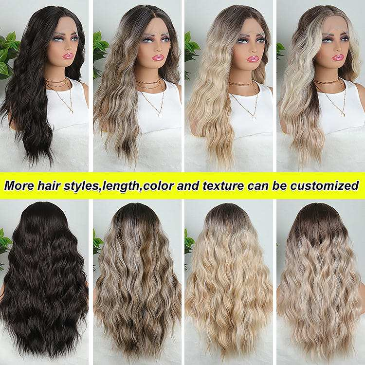 Colored Lace Front Synthetic Hair Wigs