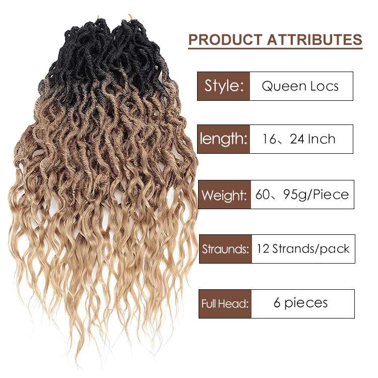 Curly Ends Faux Loc