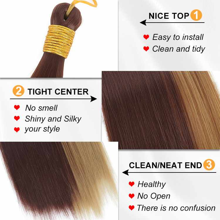 Double Bone Straight Braids Extension