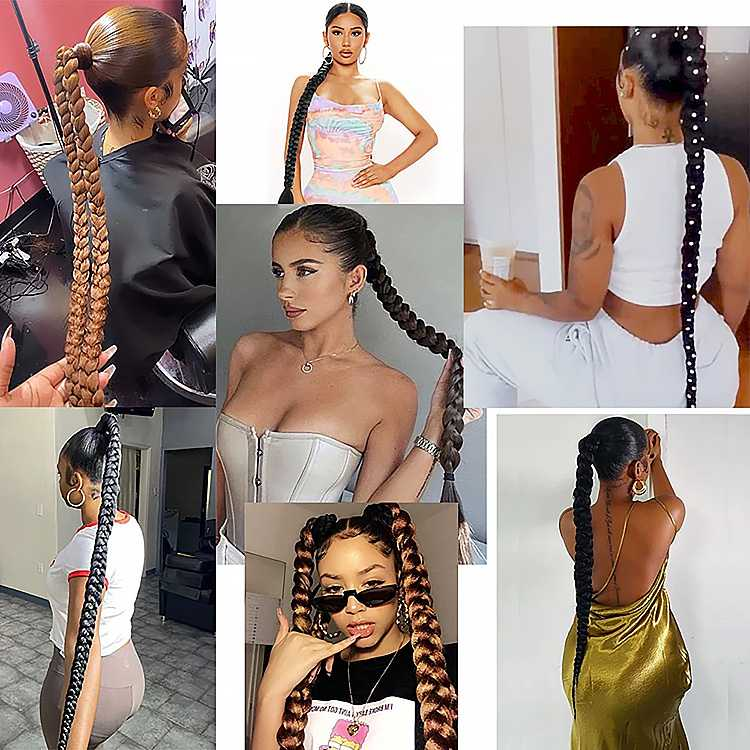 Hair Pony Tail Wrap Around Hair Pieces
