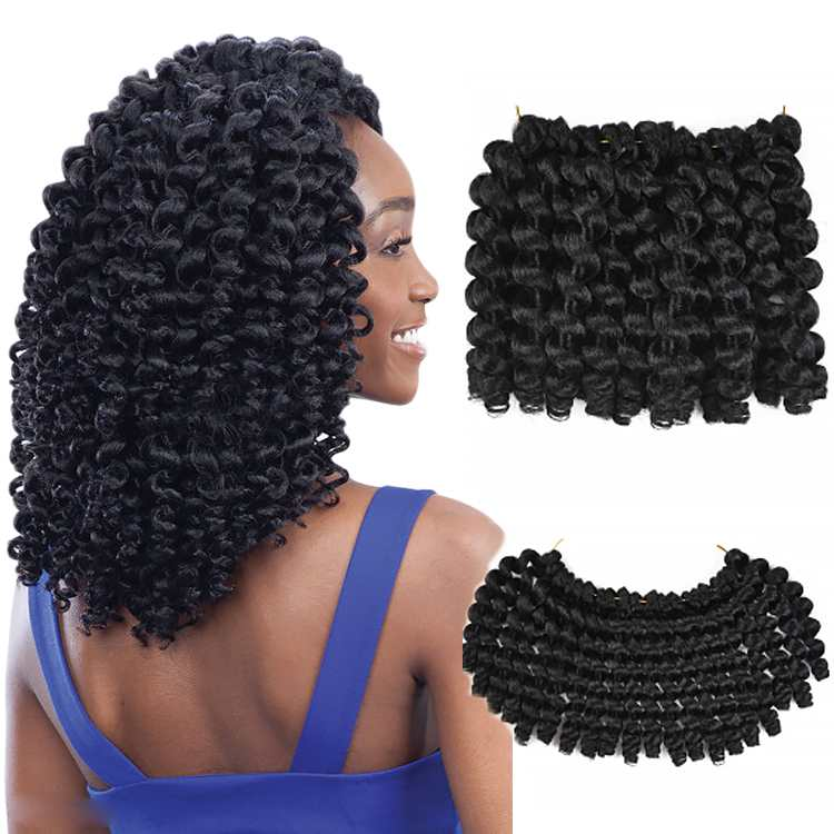 Jamaican Bounce Crochet Wand Curl Hair
