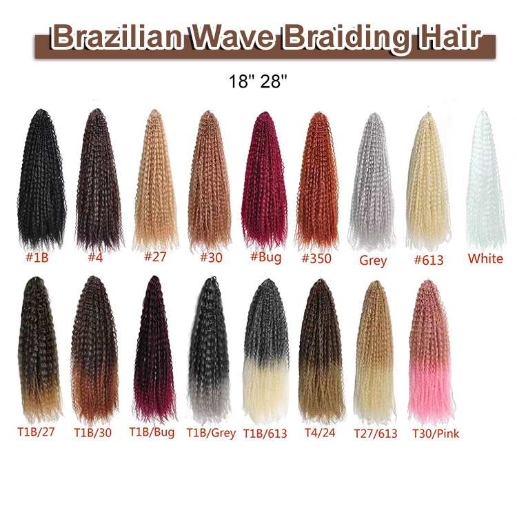 Long Curly Synthetic Crochet Ombre