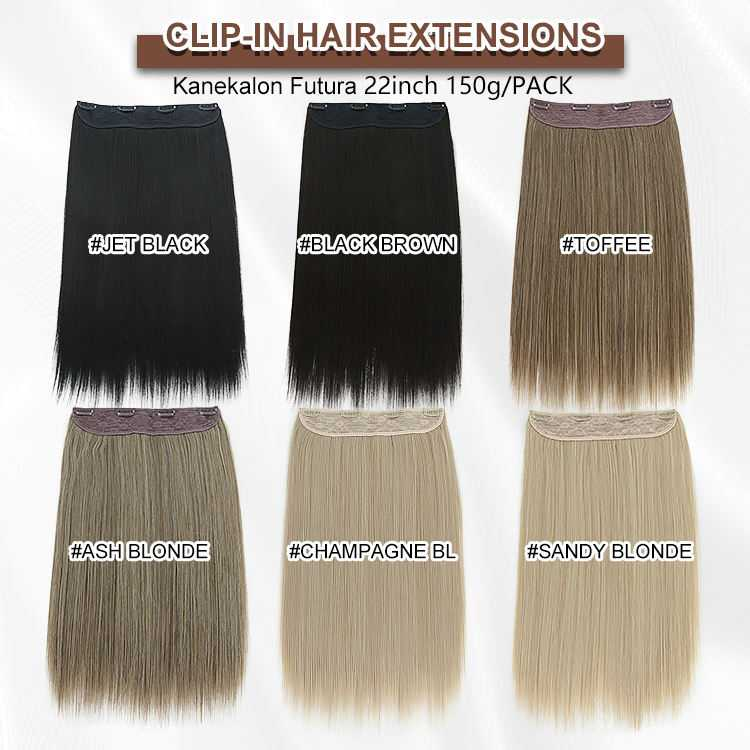 One Piece Clip in Synthetic Hair