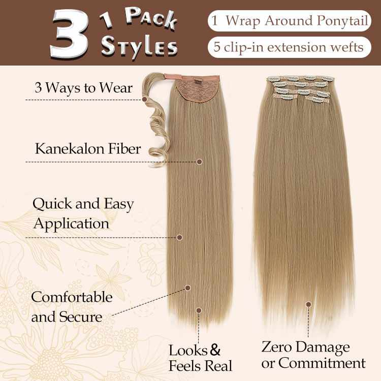 Ponytail Clip Hair Extension