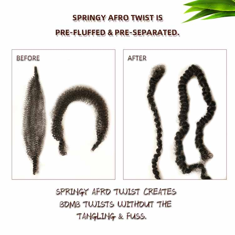 Pre-fluffed SpringY Afro Kinky Pack