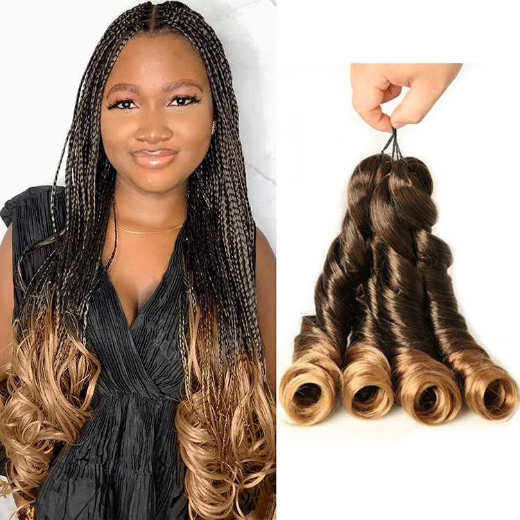 Silky Kanekalon Loose Wave Spiral Curly