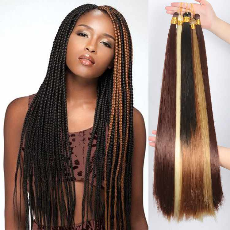 Smooth Silky Ombre Synthetic Crochet Hair