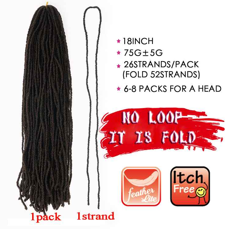 Synthetic Crochet Braids Hair Extensions