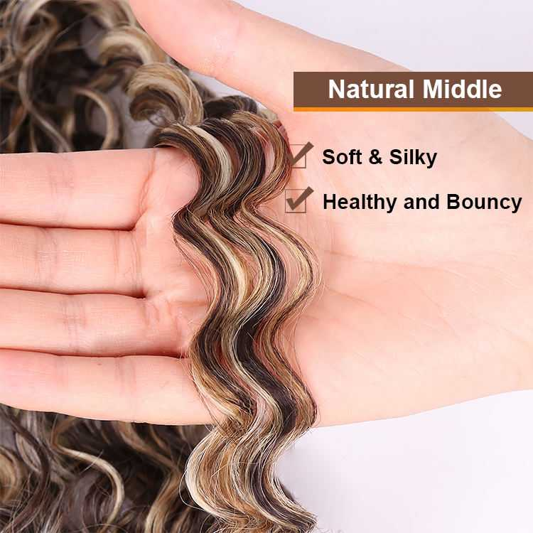 Synthetic Hair Jerry Curly Weave