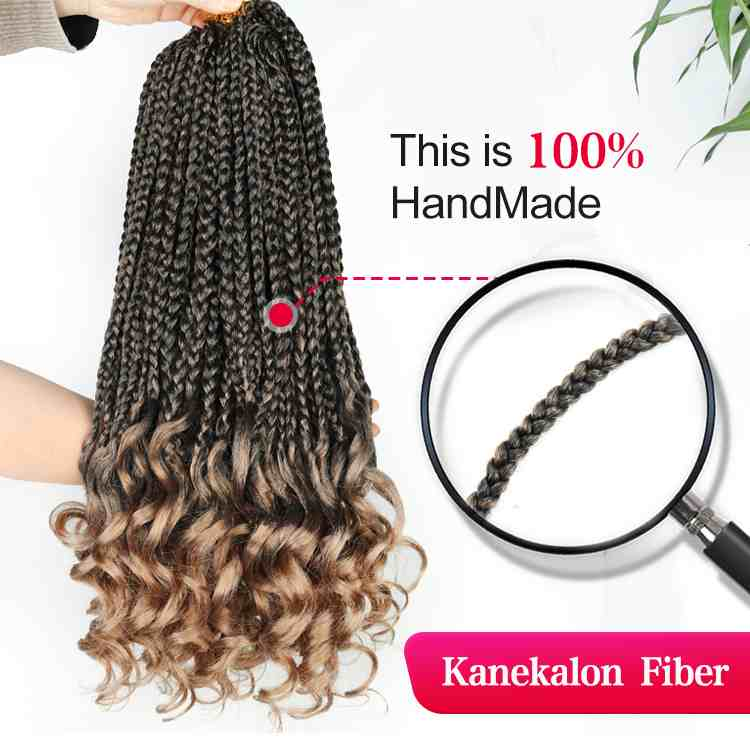Synthetic Pre Looped Crochet Braiding
