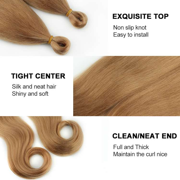 Synthetic Silky Wavy Hair Braids Styles