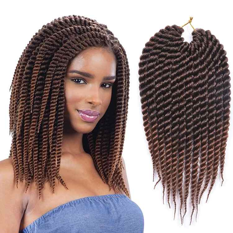 Twist Hair Synthetic Hair Crochet Braids