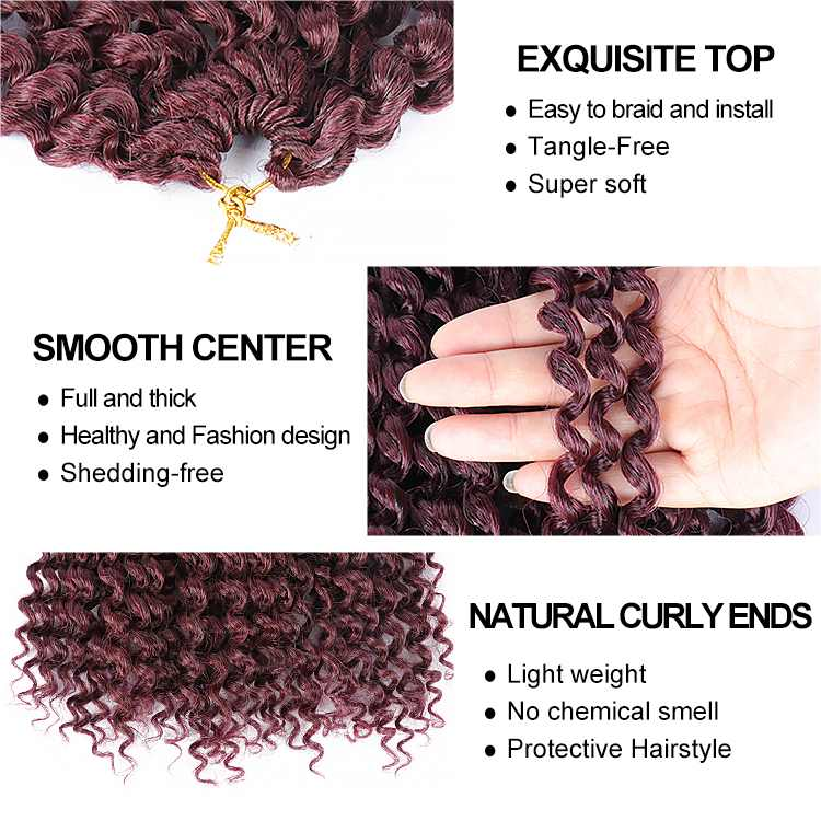 Water Wave Passion Spring Kinky Crochet Braiding