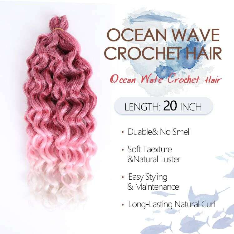 Wavy Braid Crochet Hawaii Curl